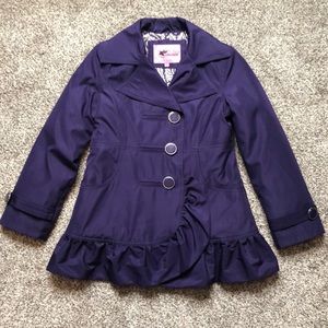Girls KC Collections all weather pea coat.
